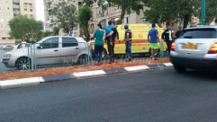 الرملة: إصابة خطيرة لشاب بحادث دهس وسط المدينة 